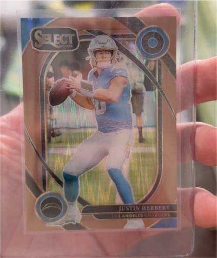 2024 Panini Select Club Level #232 Justin Herbert — front