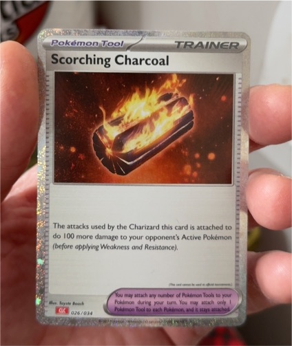 2023 Pokémon TCG Classic Collection #026 Scorching Charcoal — front