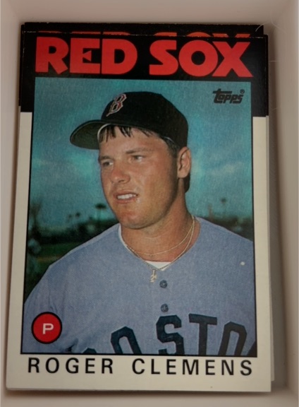 1986 Topps #661 Roger Clemens — front