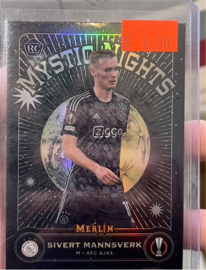 2023-24 Topps Merlin UEFA Club Competitions #MN-10 Sivert Mannsverk Mystic Nights — front