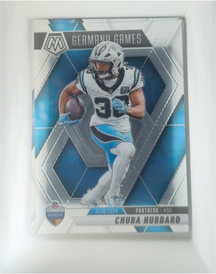 2025 Panini Mosaic #260 Chuba Hubbard — front