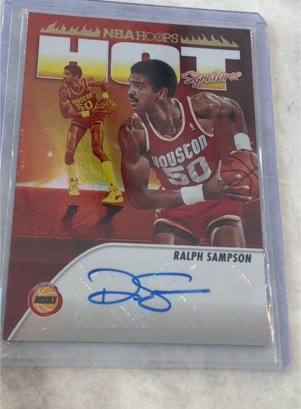 2023-24 Panini Hoops Hot Signatures #HS-RAS Ralph Sampson — front