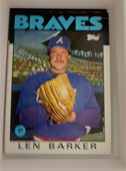 1986 Topps #24 Len Barker — front