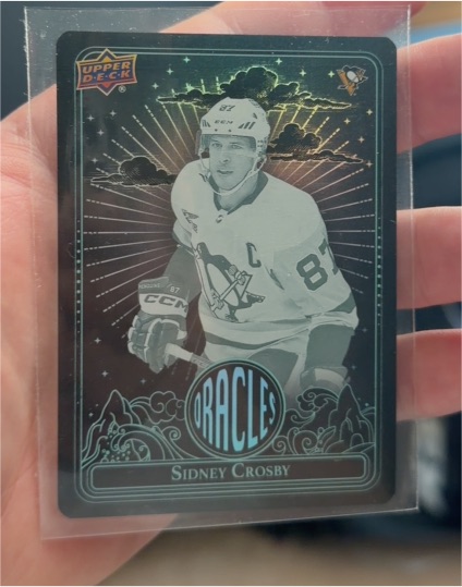 2024-25 Upper Deck Extended Series Oracles #O-2 Sidney Crosby — front