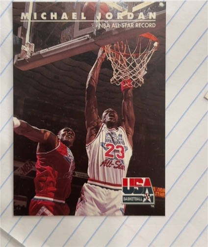 1992 SkyBox USA #43 Michael Jordan — front