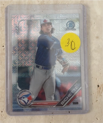 2019 Bowman Chrome #BCP-111 Bo Bichette — front