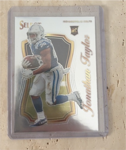 2020 Panini Select Certified Rookies #SCR-16 Jonathan Taylor — front