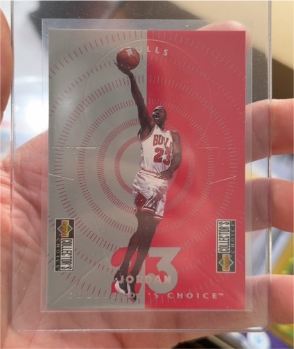 1997-98 Upper Deck Collector's Choice NBA Miniatures #M30 Michael Jordan — front