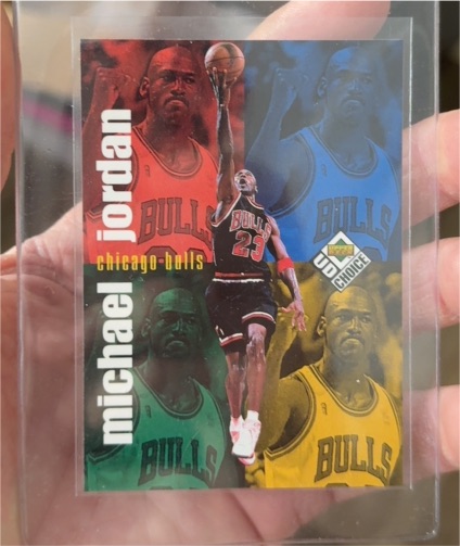 1998-99 Upper Deck UD Choice #200 Michael Jordan — front