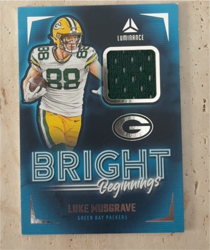 2024 Panini Luminance Bright Beginnings #Luke Musgrave — front