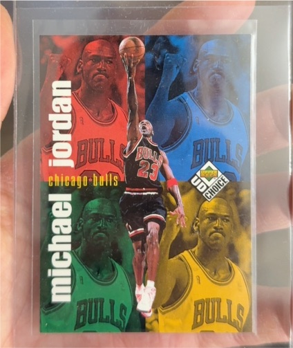 1998-99 Upper Deck UD Choice #199 Michael Jordan — front