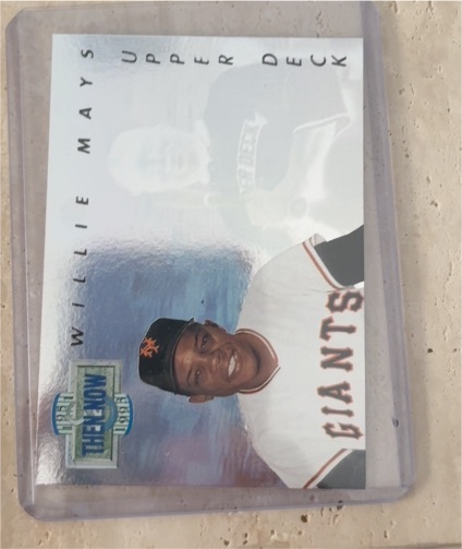 1993 Upper Deck Then and Now #TN18 Willie Mays — front