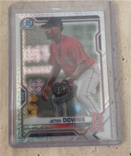 2021 Bowman Chrome Prospects #BCP-107 Jeter Downs — front