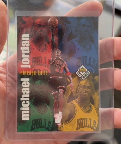 1998 Upper Deck UD Choice #19 Michael Jordan — front