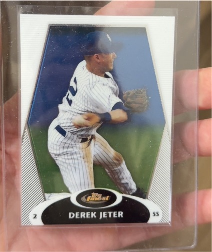 2008 Topps Finest #124 Derek Jeter — front