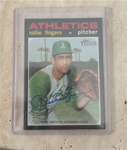 1971 Topps #384 Rollie Fingers — front