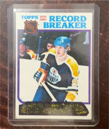 1980-81 Topps #3 Wayne Gretzky Record Breaker — front