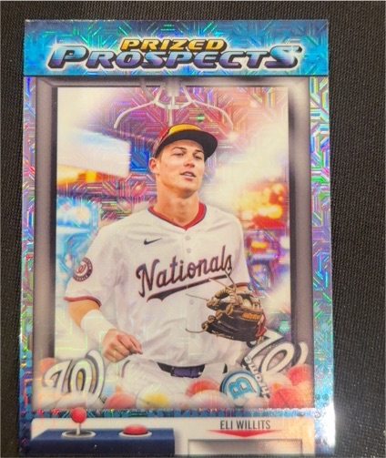 2025 Bowman Draft #PP-1 Eli Willits Prized Prospects — front