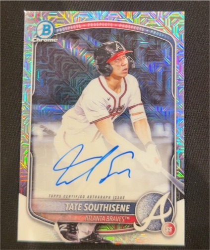 2025 Bowman Draft #BMA-TS Tate Southisene Chrome Auto — front