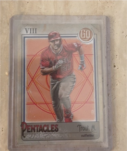 2021 Topps Gypsy Queen Tarot of the Diamond #TOD-16 Mike Trout — front