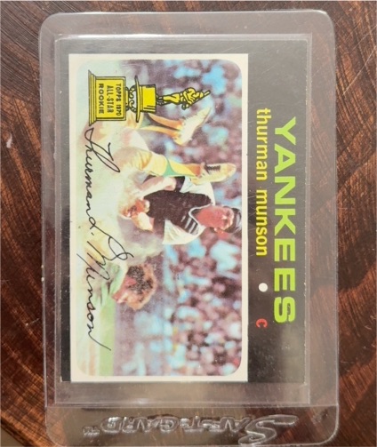 1971 Topps #5 Thurman Munson — front