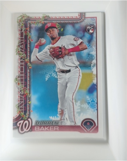 2025 Topps Holiday #H167 Darren Baker — front