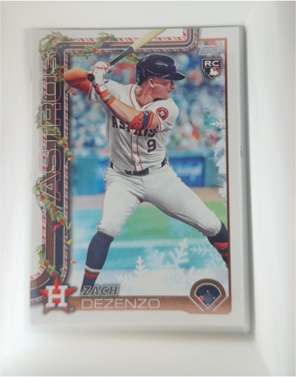 2025 Topps Holiday #H162 Zach Dezenzo — front