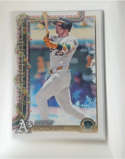 2025 Topps Holiday #H147 Brent Rooker — front