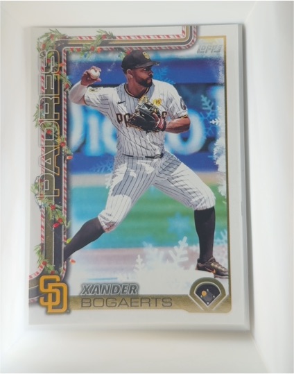 2025 Topps Holiday #H65 Xander Bogaerts — front