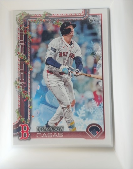 2025 Topps Holiday #H49 Triston Casas — front