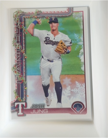 2025 Topps Holiday #H7 Josh Jung — front