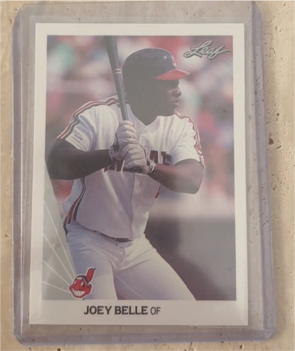 1990 Leaf #180 Joey Belle — front