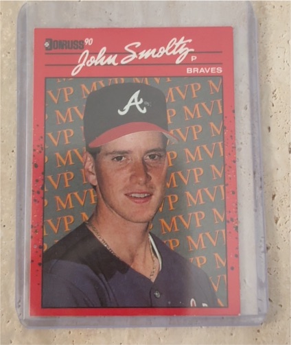 1990 Donruss #BC-12 John Smoltz — front