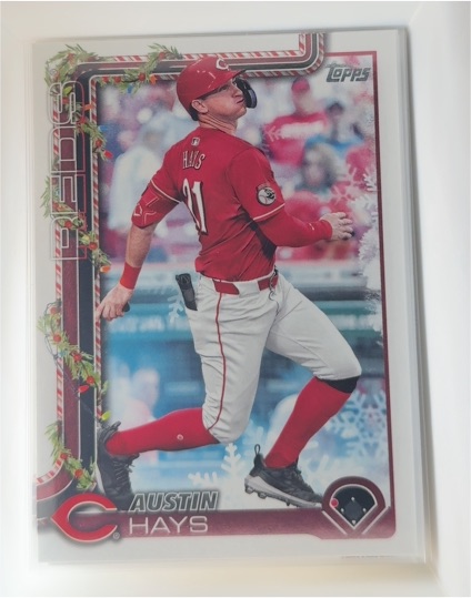 2025 Topps Holiday #H67 Austin Hays — front