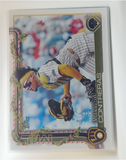 2025 Topps Holiday #H21 William Contreras — front