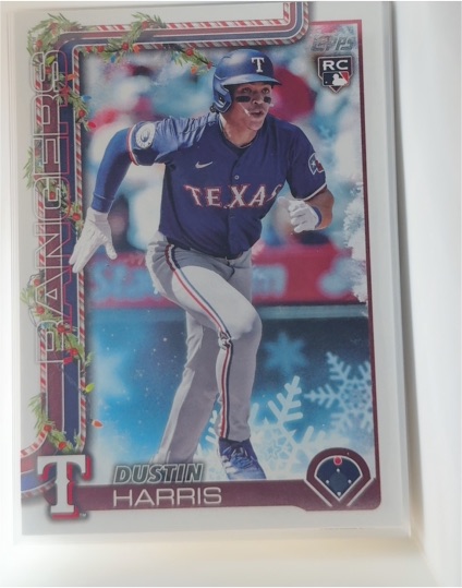 2025 Topps Holiday #H166 Dustin Harris — front