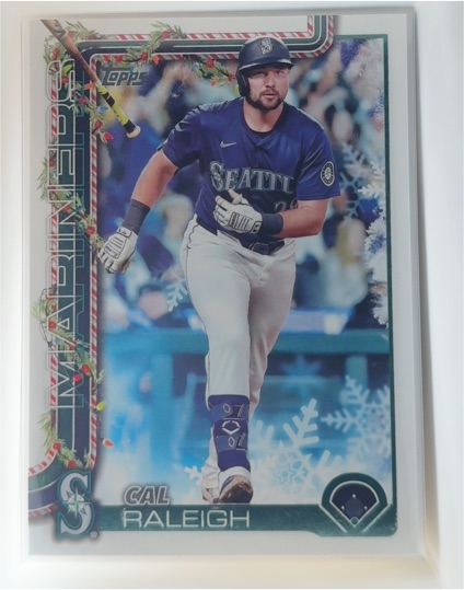 2025 Topps Holiday #H54 Cal Raleigh — front