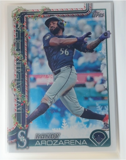 2025 Topps Holiday #H122 Randy Arozarena — front
