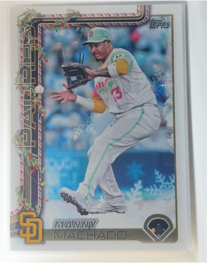 2025 Topps Holiday #H91 Manny Machado — front