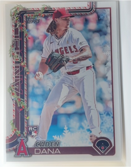 2025 Topps Holiday #H133 Caden Dana — front