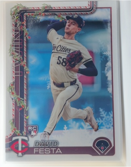 2025 Topps Holiday #H78 David Festa — front