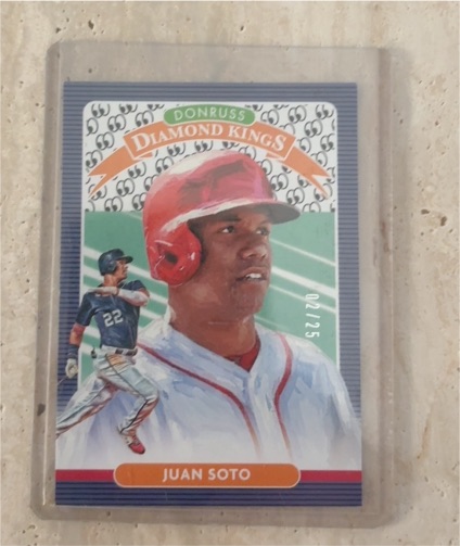 2020 Donruss Diamond Kings #23 Juan Soto — front