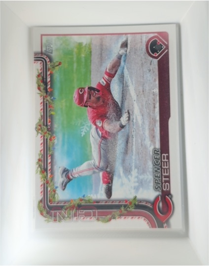 2025 Topps Holiday #H192 Spencer Steer — front