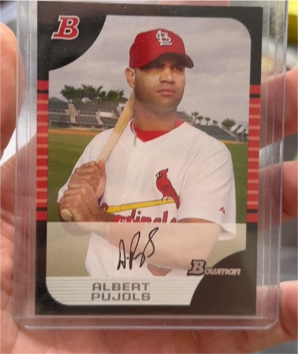 2005 Bowman #105 Albert Pujols — front