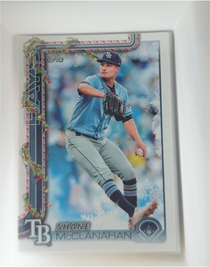2025 Topps Holiday #H28 Shane McClanahan — front