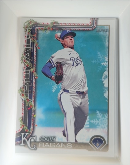 2025 Topps Holiday #H63 Cole Ragans — front