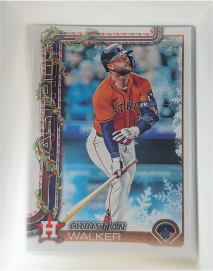 2025 Topps Holiday #H155 Christian Walker — front