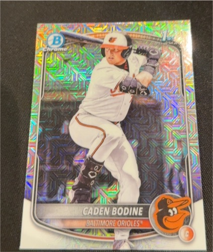 2025 Bowman Chrome #BCP-1 Caden Bodine — front