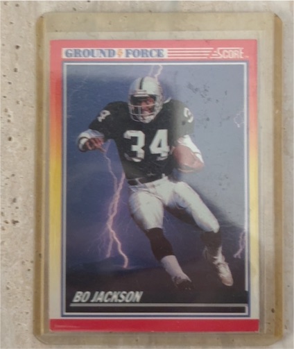 1990 Score #330 Bo Jackson Ground Force — front