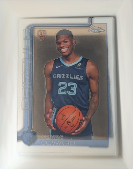 2025-26 Topps Chrome #261 Cedric Coward — front